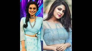 Malavika Wales Vs Lakshmi nakshathra comment your favourite 