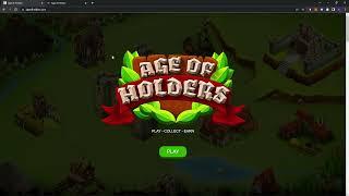Age of Holders    NFT P2E Multiplayer Strategy Game