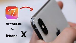 How to update iPhone X on iOS 17  iOS 17 on iPhone X