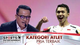 Pemenang Kategori Atlet Pria Terbaik  INDONESIAN SPORTS ENTERTAINMENT AWARDS 2024