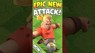 New Barbarian Kicker = WOW BEST TH16 Attack Strategy in Clash of Clans #clashofclans #shorts