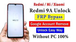 Redmi 9a Google Account Remove  Mi 9a Google Account Unlock  Redmi 9a Google account Verification