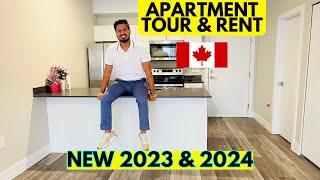 MY  APARTMENT TOUR & RENT IN  2023 & 2024  HIGH RENT PRICES IN CANADA DISCUSSED  PIYUSH CANADA