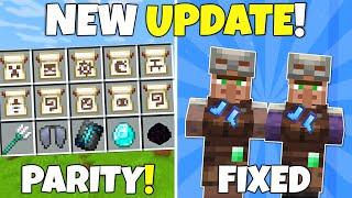 NEW UPDATE Parity Bug FIXES Redstone Update Minecraft Bedrock 1.21.30 Update