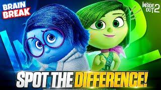 Inside Out Spot The Difference  Inside Out Brain Break  Just Dance  Games For Kids  GoNoodle
