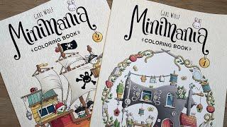 Chatty Flip-through Minimania 1 and 2  Adult colouring