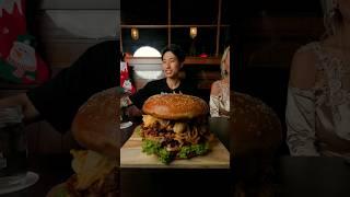 Took on the biggest burger in Singapore 5KG solo