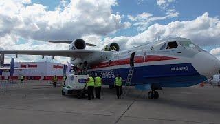Russian Beriev Be 200 Spectacular demonstration with a WATER DROP 