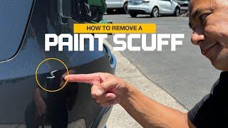 Removing Minor Paint Scuff on my Tesla Model Y