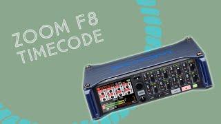 Zoom F8 Timecode