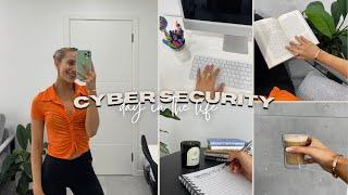 CYBER SECURITY DAY IN MY LIFE 2022  PRODUCTIVE CORPORATE VLOG  WORKING FROM HOME