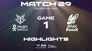 Highlights BRO vs FOX  Game 1  Tuần 3 Ngày 5  LCK Mùa Hè 2024