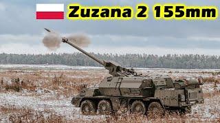 Slovakias newest artillery Zuzana 2 155mm howitzers brought to Poland