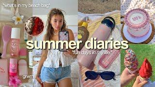 SUMMER VLOG  beach day festivals picnic & celebrating 100k