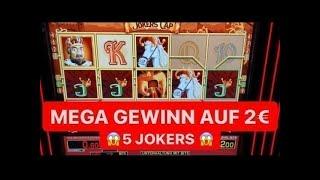 Jokers Cap MEGA Jackpot auf 2€ Freispiele Merkur Magie Casino Spielhalle Spielothek