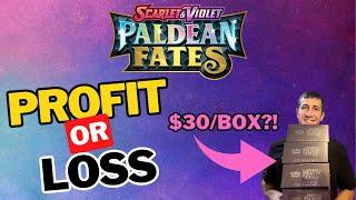 PROFIT or LOSS? Opening a Booster Boxs Worth of Pokémon Paldean Fates Packs