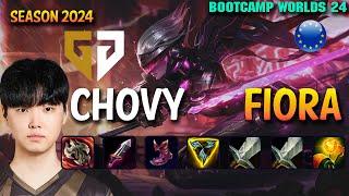 GEN Chovy FIORA vs TAHM KENCH Top - Patch 14.20 EUW Ranked WORLDS 2024 Bootcamp  lolrec