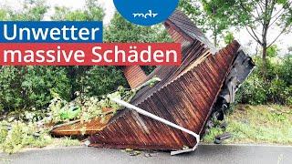 Unwetter Mögliche Tornados in Mitteldeutschland  MDR um 4  MDR