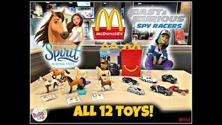 MCDONALDS Netflix Spirit Riding Free & Fast & Furious Spy Racers HAPPY MEAL TOYS All 12 Feb 2020