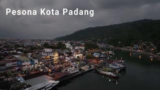 Kota Padang Sore Hari by Drone