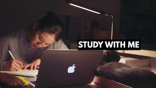 STUDY WITH ME with music  late night study session