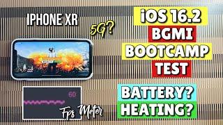 iPhone XR iOS 16.2 BGMI Fps Meter TestBootcamp TestLag?