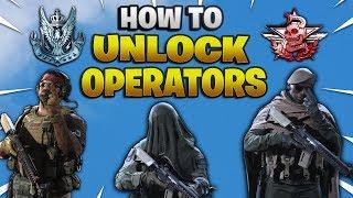 How To UNLOCK + PERSONALIZE Operators In Modern Warfare - MODERN WARFARE OPERATORS SKINS EXPLAINED