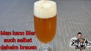 Selber Bier brauen  Sascha brutzelt