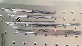 Effect of fiber laser marking on medical equipment