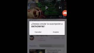 Tutorial como desuscribirse a un canal v