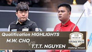 Challenge Ground Qual. - 조명우 Myung Woo CHO vs 윙 트란 탄 뚜 Tran Thanh Tu NGUYEN. HL