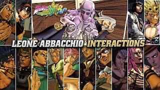 Leone Abbacchios Interactions  JoJos Bizarre Adventure All-Star Battle R