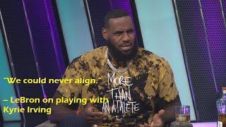 LeBron James addresses Kyrie Irvings clutch comments It kind of hurt me a little bit..