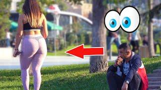  BIG BOOTY BAIT PRANK IN PUBLIC  SOCIAL EXPERIMENT