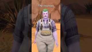 THE RANDOMIZED TOWNIES  The Sims 4 #sims #thesims #shorts