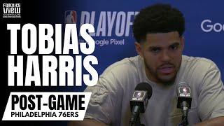 Tobias Harris Reacts to Philadelphia 76ers Sweeping Brooklyn Nets  76ers vs. Nets Post-Game