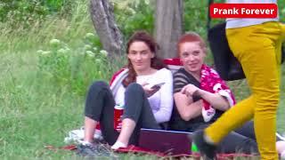 Big cucumber prank  amazing reactions by girls