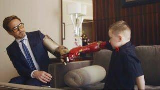 Iron Man Iron Boy New Arm Prosthetic From Robert Downey Jr.