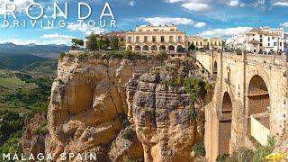 Tiny Tour  Ronda Spain  Driving in the most visited town in Andalucía  2021 Oct