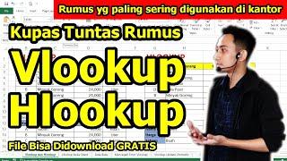 BELAJAR RUMUS VLOOKUP & HLOOKUP TUTORIAL INDONESIA