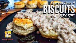 Country Style Sausage and Gravy  Biscuits and Gravy