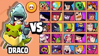 DRACO vs ALL BRAWLERS  NEW LEGENDARY BRAWLER  BRAWL STARS