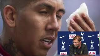 Roberto Firmino injury - Klopp talks about Firminos eye injury