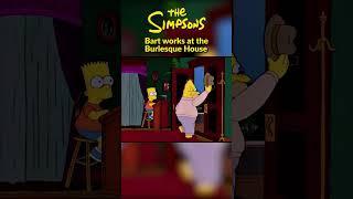 Bart works at the Burlesque house  The Simpsons #shorts