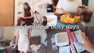 Preparing for trip trying outfits korean skincare eating kimchi daily wedding makeup trial vlog