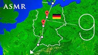 ASMR Google Maps Bus Ride 9 Through Germany