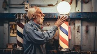 ASMR Where Do Barber Poles Come From? 70+ Years of Iconic Traditional Craft At William Marvy Co.