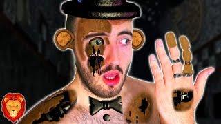 ME TRANSFORMO EN FREDDY EN FIVE NIGHTS AT FREDDYS *MUCHO MIEDO*   FNAF SIMULATOR LEON PICARON