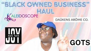 Black Owned Business HaulKaleidoscopeDaukens Aroma CoMust Have JoyGoddess of the Sea Beauty