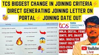 TCS JOINNG LETTER OUT FOR 2024 BATCH  TCS ONBOARDING UPDATE FOR NINJA DIGITAL PRIME IGNITE ALL ROLE